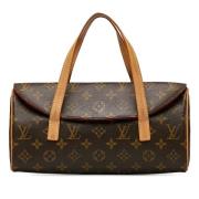 Pre-owned Leather handbags Louis Vuitton Vintage , Brown , Dames