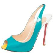 Pre-owned Leather sandals Christian Louboutin Pre-owned , Multicolor ,...