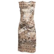 Pre-owned Cotton dresses Chanel Vintage , Beige , Dames