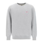 Sweatshirt met logo patch Autry , Gray , Heren