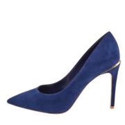 Pre-owned Suede heels Louis Vuitton Vintage , Blue , Dames