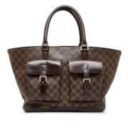 Pre-owned Leather louis-vuitton-bags Louis Vuitton Vintage , Brown , D...