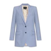 Wollen blazer PS By Paul Smith , Blue , Dames