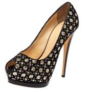 Pre-owned Fabric heels Giuseppe Zanotti Pre-owned , Black , Dames
