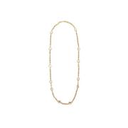 Pre-owned Yellow Gold necklaces Yves Saint Laurent Vintage , Yellow , ...