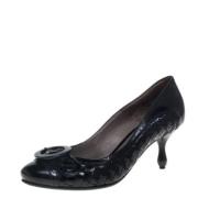 Pre-owned Leather heels Bottega Veneta Vintage , Black , Dames