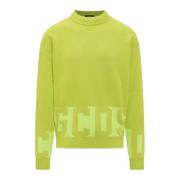 Stijlvolle Crew Neck Sweater Gcds , Green , Heren