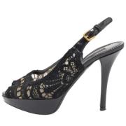 Pre-owned Lace heels Dolce & Gabbana Pre-owned , Black , Dames