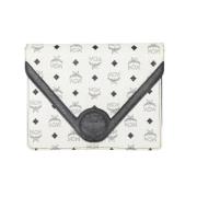Pre-owned Leather clutches MCM Pre-owned , White , Dames