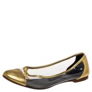 Pre-owned Leather flats Yves Saint Laurent Vintage , Yellow , Dames