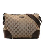 Pre-owned Canvas gucci-bags Gucci Vintage , Brown , Dames