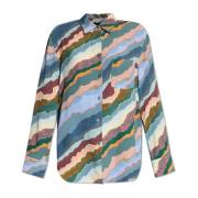 Overhemd met zak PS By Paul Smith , Multicolor , Dames