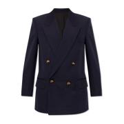 Dubbelrijige blazer Bottega Veneta , Blue , Dames