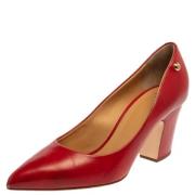 Pre-owned Leather heels Giuseppe Zanotti Pre-owned , Red , Dames