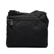 Pre-owned Canvas shoulder-bags Prada Vintage , Black , Dames