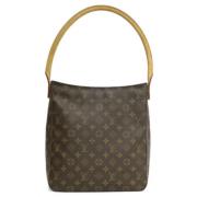 Pre-owned Canvas louis-vuitton-bags Louis Vuitton Vintage , Brown , Da...