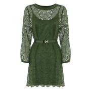 Gelaagde kanten jurk Kocca , Green , Dames