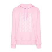 Roze Trui met Capuchon en Logo Print Patou , Pink , Dames