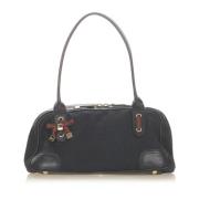 Pre-owned Leather shoulder-bags Gucci Vintage , Black , Dames