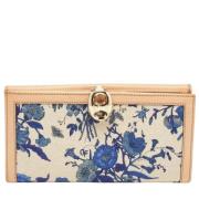 Pre-owned Canvas wallets Gucci Vintage , Blue , Dames