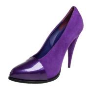 Pre-owned Leather heels Givenchy Pre-owned , Purple , Dames