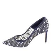 Pre-owned Mesh heels Casadei Pre-owned , Blue , Dames