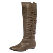 Pre-owned Leather boots Jimmy Choo Pre-owned , Brown , Dames