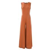 Wijde Lyocell Jumpsuit Kocca , Brown , Dames