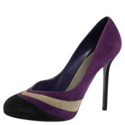 Pre-owned Suede heels Sergio Rossi Pre-owned , Multicolor , Dames