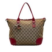 Pre-owned Leather shoulder-bags Gucci Vintage , Brown , Dames