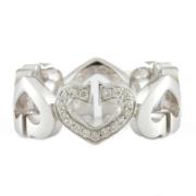 Pre-owned White Gold rings Cartier Vintage , Gray , Dames