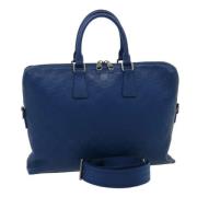 Pre-owned Leather louis-vuitton-bags Louis Vuitton Vintage , Blue , Da...