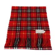 Pre-owned Wool scarves Burberry Vintage , Red , Dames