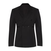 Dubbelrijige blazer Bottega Veneta , Black , Heren