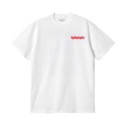 Fast Food T-shirt Carhartt Wip , White , Heren