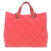 Pre-owned Fabric chanel-bags Chanel Vintage , Pink , Dames