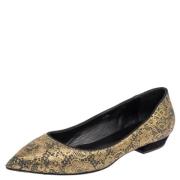 Pre-owned Fabric flats Giuseppe Zanotti Pre-owned , Gray , Dames
