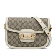 Pre-owned Coated canvas gucci-bags Gucci Vintage , Beige , Dames