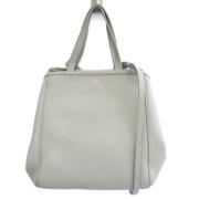 Pre-owned Leather celine-bags Celine Vintage , Gray , Dames