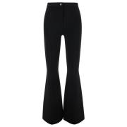 Zwarte Flare Broek Theory , Black , Dames