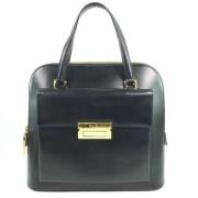 Pre-owned Leather handbags Salvatore Ferragamo Pre-owned , Black , Dam...