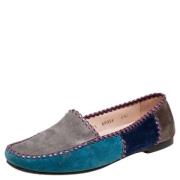 Pre-owned Suede flats Salvatore Ferragamo Pre-owned , Multicolor , Dam...