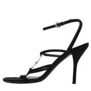 Pre-owned Suede sandals Gucci Vintage , Black , Dames