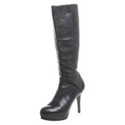 Pre-owned Leather boots Fendi Vintage , Black , Unisex