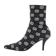 Pre-owned Fabric boots Gucci Vintage , Black , Dames
