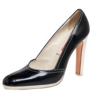 Pre-owned Leather heels Miu Miu Pre-owned , Black , Dames