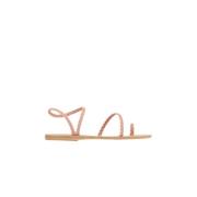 Klassieke Leren Sandaal Ancient Greek Sandals , Pink , Dames