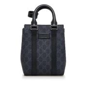 Pre-owned Leather totes Gucci Vintage , Black , Dames