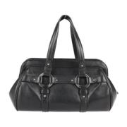 Pre-owned Leather shoulder-bags Bally Pre-owned , Black , Dames