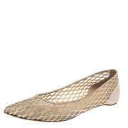 Pre-owned Mesh flats Christian Louboutin Pre-owned , Beige , Dames